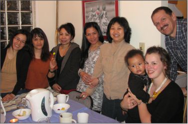 Summer 2012 - Buhler hosting social for ethnic people in home