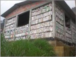 FAIR - Eco-brick house, Colombia